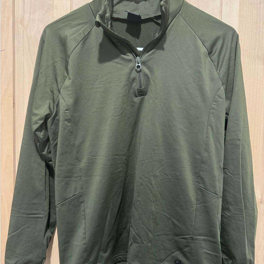 GAP Kids Olive Green Half-Zip Sweatshirt